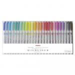 Zebra Mildliner esilet&otilde;stev pliiats, 25 v&auml;rvi komplekt, WKT7-25C