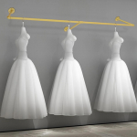 Kuldne Seinale Kinnitatav Riidenagi - Vastupidav T&ouml;&ouml;stusliku Toru R&otilde;ivaste Riiul Kapi, Magamistoa v&otilde;i Poeriiuli jaoks (110 naela kandev&otilde;ime) kuld