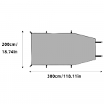 Autotelk Katusevarikatus UV-vastane, suur aknaklaas Telk vihmakindel autotelk p&auml;ikesevarjud Auto v&auml;litarvikud hall v&auml;rv