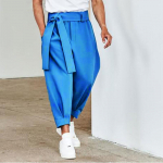 Kevad Meeste V&ouml;&ouml;kotiga Kotid Vabaaja Streetwear K&otilde;rge Kvaliteediga &Uuml;hev&auml;rvilised &Uuml;legabariidilised Jooksup&uuml;ksid Mood Haremip&uuml;ksid 2026 Uus S-3XL M sinine