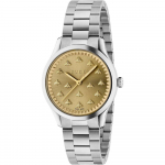 Gucci YA1265035 G-Timeless Kuldse sihverplaadiga Naiste k&auml;ekell 32mm h&otilde;be