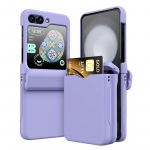 Kaitsekate kaardihoidjaga Samsung Galaxy Z Flip 7 FE 6 5 4 Flip6 Flip5 Flip4 Flip3 jaoks, t&auml;ielik hingekaitse, p&otilde;rutuskindel kate Galaxy Z Flip 7