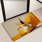 V-Veuve C-Clicquot P&otilde;randamatt Retro Mitme Valiku Elutoa K&ouml;&ouml;gi Vaip Libisemisvastane Moodne Kodu Dekoor 80x120cm