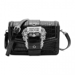 Versace Jeans Couture H&otilde;bedane Riistvara Barokk R&otilde;ngas Pandla Krokodillimustriga Pol&uuml;uretaan K&auml;ekott Crossbody &Otilde;lakott 75VA4BFCZS578899 Basic Set (Bag+Dust Bag)