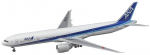Hasegawa ANA Plastikust Mudelkomplekt 18 1/200 B777-300ER valge