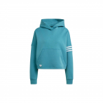 Adidas Originals Adicolor Neuclassics L&uuml;hike Huppar Logoribadega Naiste Topp Arktiksinine IL6664 XXS