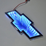 Auto pagasiruumim&auml;rk LED-kleebisvalgusti embleem Chevrolet Cruze Malibu Cavalier Monza Sail Trax Equinox Captiva Lacetti Orlando jaoks 20X 7.2cm