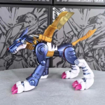 9cm/3.54inch Anime Digimon Adventure Kuju Metal Garurumon Tegevuskujud PVC Kuju Kollektsioonimudel M&auml;nguasjad Kingitused