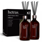 Hetras Premium Suure Mahutavusega Difuusor Hotelli Puit 500ml x 2tk