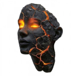 Murtud Hingega Seinalamp, 3D Illusiooniga LED Seinavalgusti, Purunenud Klaasi Efektiga Valgusti, Vaikkunstist Valgusti, Murtud Hingega Skulptuur Halloweeni Kaunistus Be jaoks B