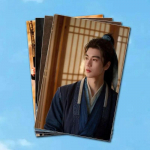 Zhu Yu Jade'i Jahi Draama Xie Zheng Zhang Linghe Fotoraamat Fotoalbum Plakat Akr&uuml;&uuml;lalus Komplekt Kleebis Fotokaart N&otilde;el 4pcs poster random