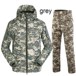 Uus TAD Tactical Soft Shell jope + p&uuml;ksid kamuflaažiga &otilde;ues meeste armee sport jahi telkimine veekindel tuulejope S
