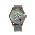 Star Wars Kollektsioon Grogu Mandalorian Naeratus P&auml;ikeseenergia Analoog 10 ATM Veekindel Uretaan Pruun [Citizen Watch] & Q&Q Kell, Vastupidav, Rihm, R01A-521VK, Meeste,