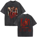 2026 Korn Tour 2026 Merch Vintage Pesitud T-s&auml;rk F&auml;nnide Kingitused Metall Gooti Rock B&auml;ndi T-s&auml;rgid Mehed Naised Vabaaja &Uuml;lisuur L&uuml;hikeste Varrukatega T-s&auml;rk L&otilde;tv T-s&auml;rk L mitmev&auml;rviline