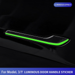 Tesla režiimi 3 jaoks -2023/mudel y -2022 2023 Luminofoor uksek&auml;epideme kaitse helendav auto v&auml;line kleebis M3MY 001