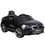 Laste elektriline auto 6 V 3 km/h Max. Heli- ja valgusefektid Kaugjuhtimispult kaasas Must BMW 6 GT 106 x 64 x 51 cm