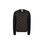 GUCCI Pulloverid Meeste Tumesinine &Uuml;mmarguse kaelusega M&otilde;&otilde;dukas Muu 626288-XKBFB-4795 M black
