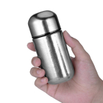 Mini tasku titaanist termostass 150ML Termos 5OZ Kohvitassid Tass Vaakumkolb Joogiveepudel Isoleeritud Gourde Titaanist &auml;mber 150ML 5OZ gray