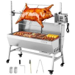 VEVOR p&ouml;&ouml;rdgrill, 38W BBQ v&auml;ligrilli sealiha & lambaliha p&ouml;&ouml;rdahi, s&ouml;ep&ouml;&ouml;rdahi 60 kg kandev&otilde;ime ja 7-tasemelise k&otilde;rgusega 113.5 x 44.2 x 112.3 cm