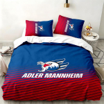 Adler Mannheim 3-osaline komplekt T&auml;iuslik magamistoa jaoks Mugav voodipesukomplekt sisaldab tekikotti ja kahte padjap&uuml;&uuml;ri Ideaalne s&uuml;nnip&auml;eva- v&otilde;i j&otilde;ulukingitus 135cmx200cm blue