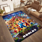 Roblox 180 Ruuduline Vaip Kontorivaip Disain Toa Kaunistamiseks Esik &Uuml;hiselamu M&auml;ngutuba Libisemisvastane Vaip Anime Kontori Dekoor Parim J&otilde;uludeks 100cmx120cm