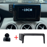 Autofoonihoidik Mercedes-Benz B-klassile 220 220d W246 2012~2018 GPS-i kinnitus Navigatsioonialus Autotarvikud Only Base 19cm gray