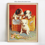 5D DIY teemantmaaling t&auml;is &uuml;mmargune loomakoerte tikandite soodusm&uuml;&uuml;k Rhinestone teemant 20X30