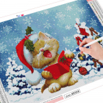 Teemantmaaling Cartoon Rhinestones Pildid Teemanttikandid Kassideemant 20X30CM