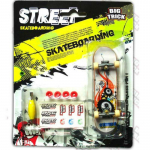 Legoy Stand FingerBoard Mini S&otilde;rmelaud koos Retail Box Skate trucks Finger Rula laste m&auml;nguasjadele valge