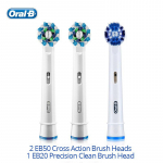 Oral B elektrilised hambaharjapead EB50 EB25 EB20 vahetatavad harjapead k&otilde;igile Oral B p&ouml;&ouml;rlemist&uuml;&uuml;pidele