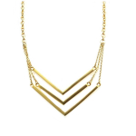Dolce Vita [Q7816] - Collier Cr&eacute;ateur 'Antica' dor&eacute; - 80x60 mm kuld