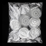 100 tk liimi tihendi padi ripsmete pikendamiseks l&auml;bipaistev liimihoidja ripsmed kleepuv plastik liimialused pasta ripsmete t&ouml;&ouml;riistad puhas