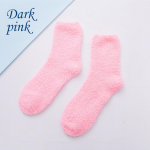 Candy Color Sokid Soojad Sokid Palussokid Naiste sokid Korallifliis S&auml;&auml;re keskosa sokid Naiste sokid