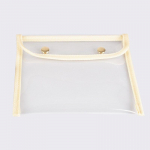 T&uuml;drukute pintsel huulepulk sanitaar-meigikottide hoiukarp PVC kosmeetikakott Selge meigikotid Naiste Hasp Beauty tualett-tarvete pesukott L 20.5x17.5cm
