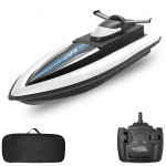 LSRC RC Boat kaugjuhtimispuldiga v&otilde;idus&otilde;idupaat 2,4 GHz veekindel m&auml;nguasi j&auml;rve basseini jaoks. Kingitus lastele 1 battery must