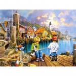 Uus 5D DIY Teemantmaal, Maastikupea Teemanttikandid Merevaatega Ristpistes T&auml;is&uuml;mmargune puur Kodukaunistuse Kunstikingitus Full Round 15x20CM