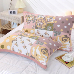 Puuvillane padjakate Kahe magamistoaga voodipesu Pehme tr&uuml;kiga padjakate