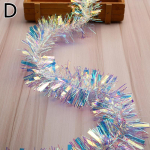 2 m s&auml;delev j&otilde;ulukarva traat vanik J&otilde;ulupuu kaunistus metallist traadist lint rippuv uusaasta j&otilde;ulunavidad kodukaunistus 5cm must/valge