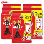 Glico Pocky Family Pack &scaron;okolaadimaitseline, &scaron;okolaadiga kaetud biskviitpulk, 154 gx 5 tk - Tai suupiste 154 g x 5 pcs
