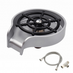 Klaasi loputusmasin k&ouml;&ouml;givalamu pudelitopside jaoks Seib valamu kinnitusvarda jaoks Klaasi loputusvahend ABS k&ouml;&ouml;k helehall v&auml;rv