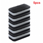 5 TK n&otilde;udepesuk&auml;snaga imav k&auml;snlapp potin&otilde;ude kausi k&uuml;&uuml;rimispadjaga Magic Sponge Scrub k&ouml;&ouml;gitarvikute puhastust&ouml;&ouml;riist 5pcs