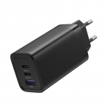 Vention 65W GaN laadija Kiirlaadimine 4.0 3.0 C-t&uuml;&uuml;pi PD USB laadija iPhone 12 13 Pro Max jaoks Kiirlaadija s&uuml;learvutile PD laadija US Plug must