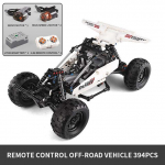 MOLD KING Tehnilised RC-autode m&auml;nguasjad poistele Ehitusklotsid Kaugjuhtimispult Maastikuautode maastikul ronimine Vankrid Veoautode Kingitused 18001 with motor