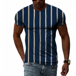 Suvine moetriibuline muster Meeste T-s&auml;rgid Vabaaja isikup&auml;ra Laheda stiiliga tr&uuml;kitud T-s&auml;rgid Trend Lihtsad O-kaelusega l&uuml;hikeste varrukatega topid 2XL