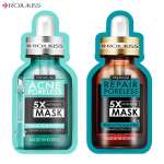 Rojukiss Akne/Pinduv/Punane seerum/Gluta/HYA/Omega/Perfect/Repair/Valge/Tsingi poorideta 5X intensiivmask 25 ml - Tai nahahooldus Acne 1 & Repair 1