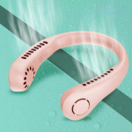 V&auml;lis&otilde;hu mini-kaelaventilaator, kaasaskantavad labadeta USB-summutavad spordiventilaatorid, 3-k&auml;iguline &uuml;limalt vastupidav funktsioon, ideaalne suvekink roosa