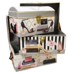 Les Tr&eacute;sors De Lily [R7031] - 3 kuplit&uuml;ve komplekt 'Belle Epoque' roosa hall - 40x28x26 cm Heleroosa
