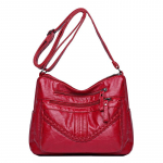 Moodsad pehmest PU-nahast kotid Naiste &otilde;lakotid Luksuslikud k&auml;ekotid Naiste kotid Disainerkotid naistele vabaaja kott punane