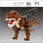 16249 Jurassic dinosaurus Tyrannosaurus Rex loomkoletis DIY Mini teemantplokid tellised ehitusm&auml;nguasi lastele ilma kastita