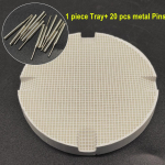 Hambaravilabori k&auml;rgstruktuuriga p&otilde;letusalused ja tsirkooniumkeraamilised tihvtid ja metalltihvtid hambaravilaboritehniku materjal hambaarsti t&ouml;&ouml;riistad 1 set B